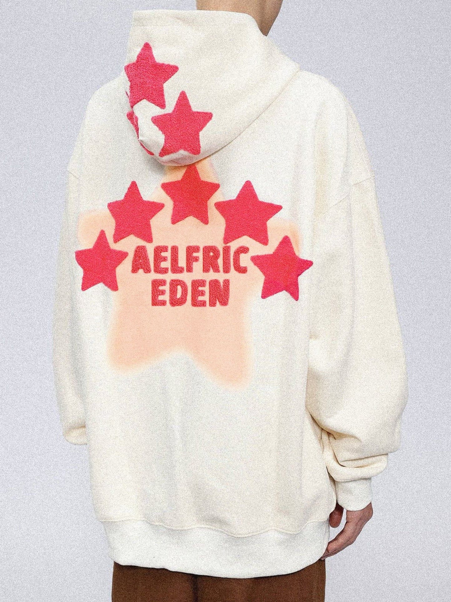 Aelfric Eden™ | Vintage hoodie med stjärnbroderi