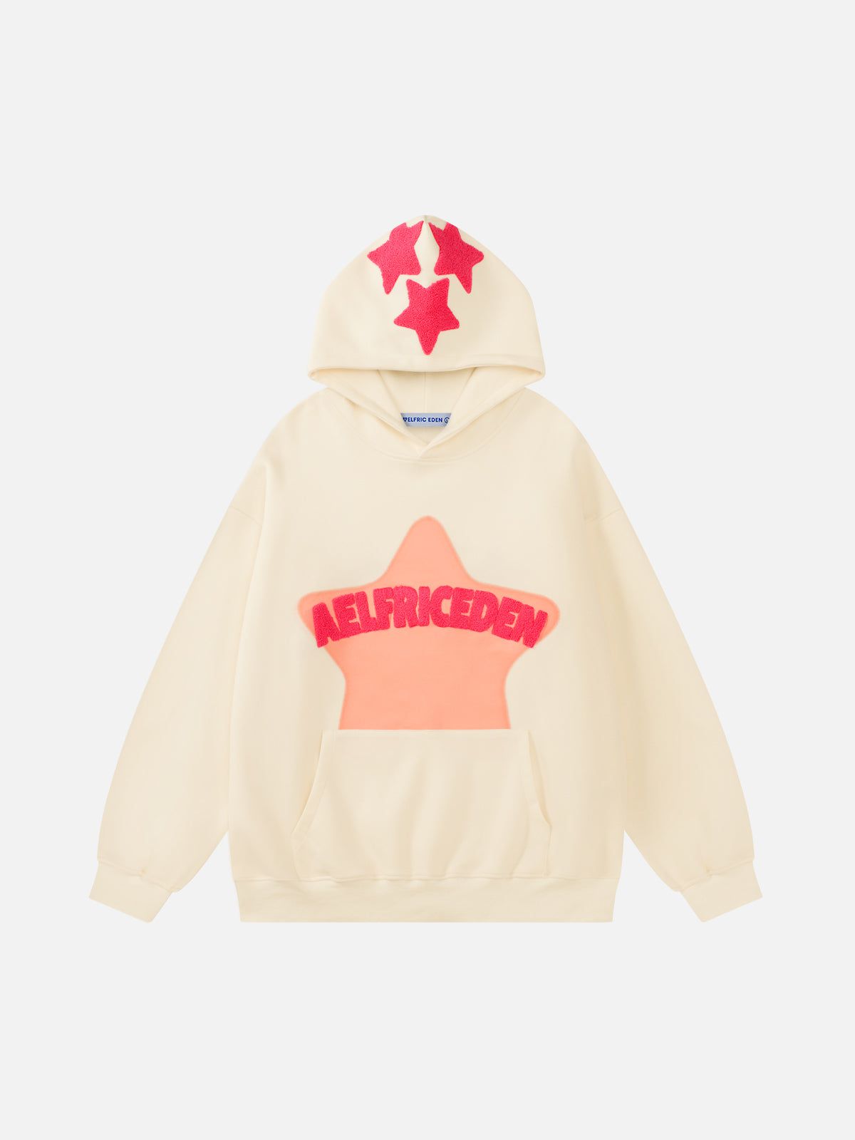 Aelfric Eden™ | Vintage hoodie med stjärnbroderi