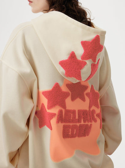 Aelfric Eden™ | Vintage hoodie med stjärnbroderi