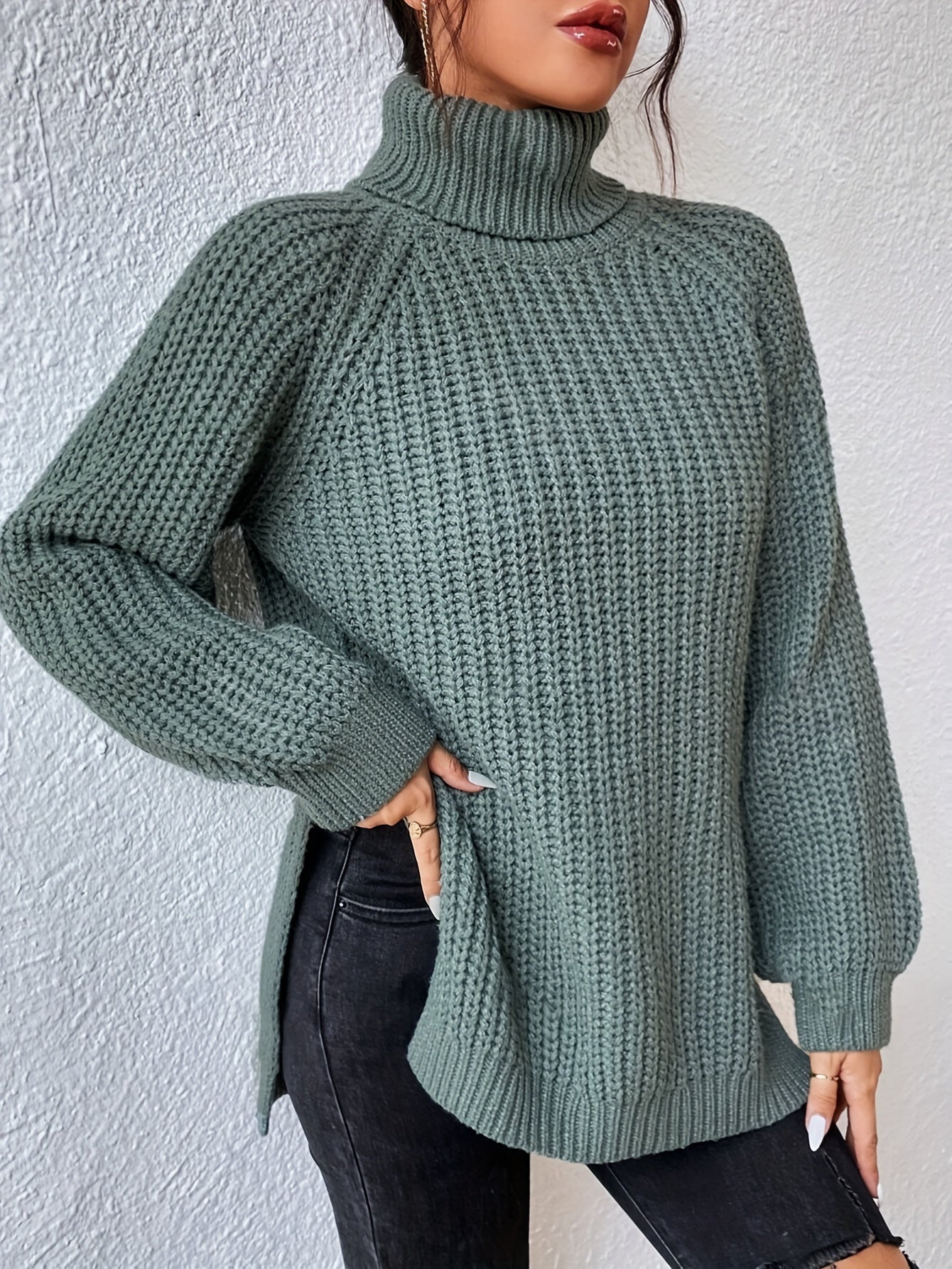 Ragna™ | Stilren Polotröja med Slits
